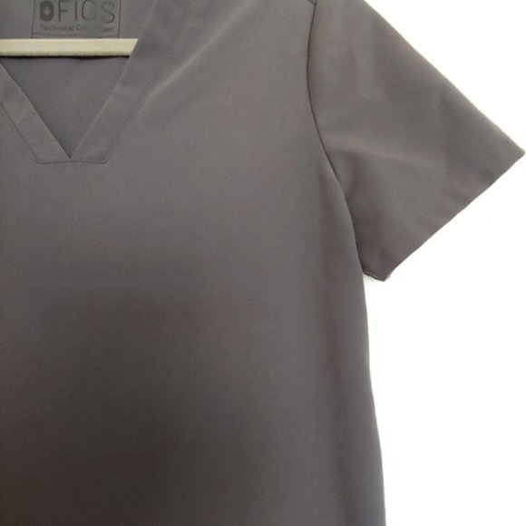 Figs womens grey 3 pocket top size XS - Picture 4 of 14